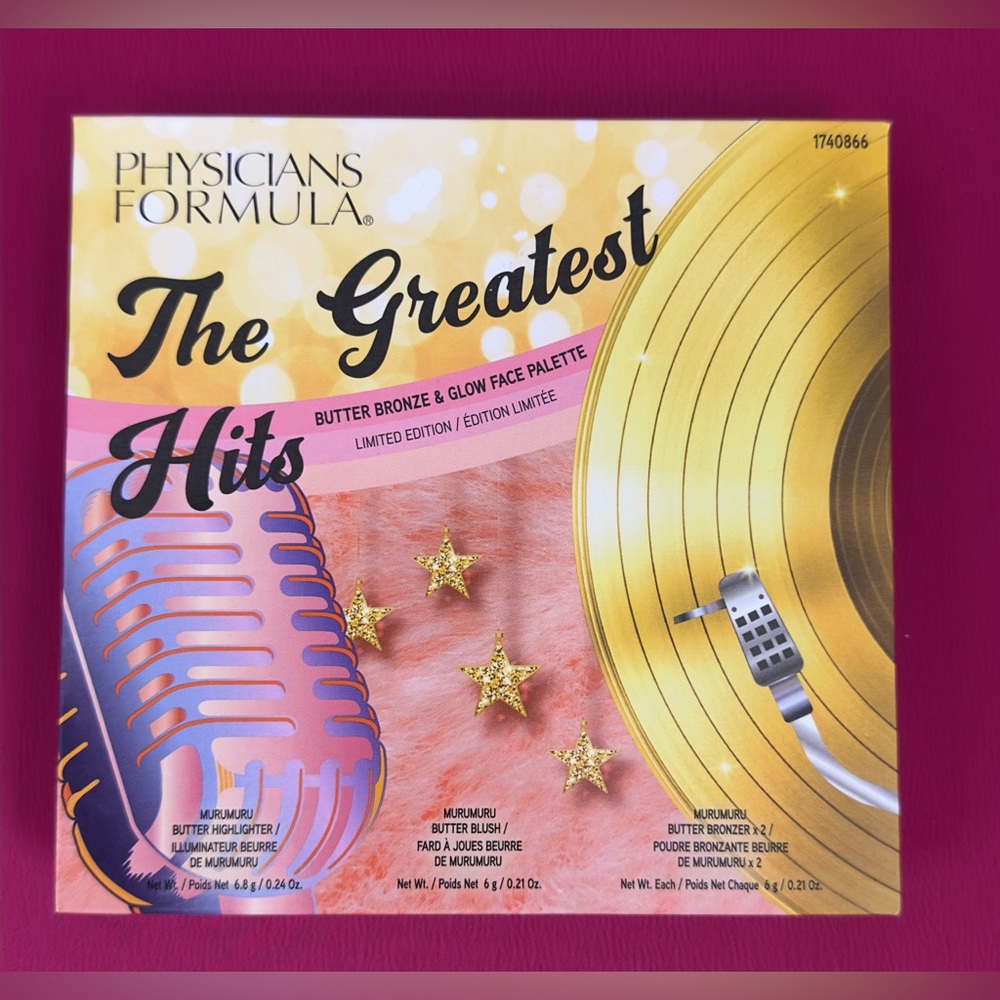 Physicians Formula The Greatest Hits Butter Bronze & Glow Face Palette.      NIB